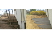 Before and After Retaining Wall 1