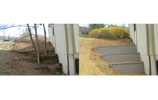 Retaining Walls – Before and After