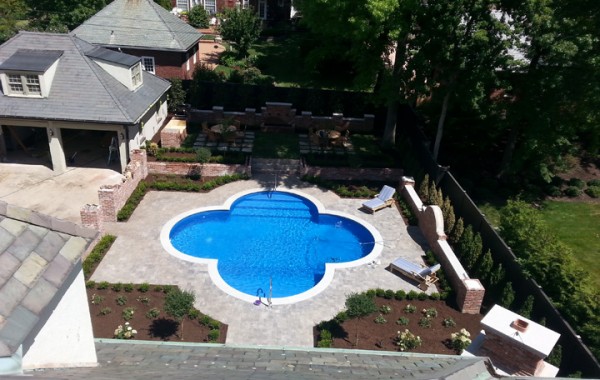 Paver Pool Deck