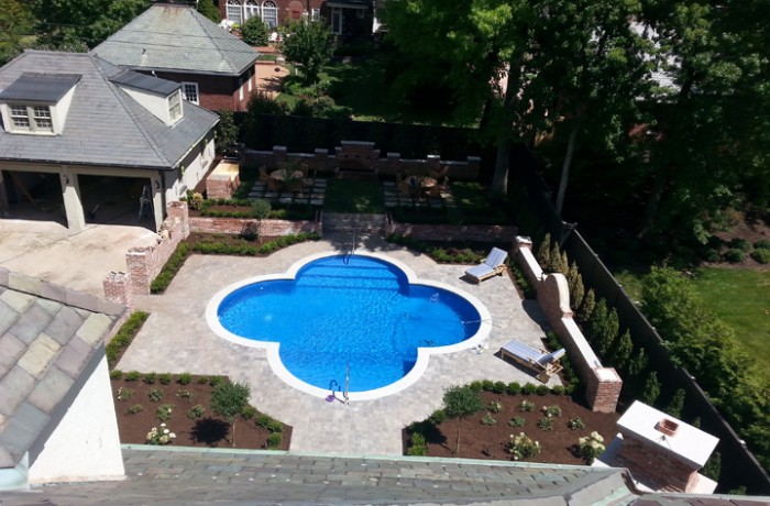 Paver Pool Deck