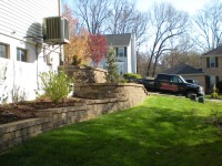 Retaining Walls with Landscaping