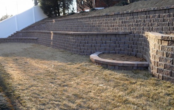 Double Tier Rockwood Retaining Wall