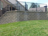 Retaining Wall with Steps