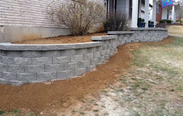 Front Yard Landscape Wall