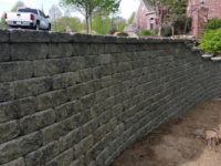 Versa-Lok Charcoal Retaining Wall