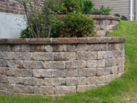 Versa-lok Sandstone Retaining Wall