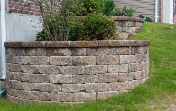 Double Terrace Retaining Wall