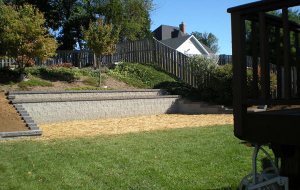 Rockwood Two Tier Retaining Wall